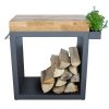 Stolik Artiss duży 80x45x91cm grafit